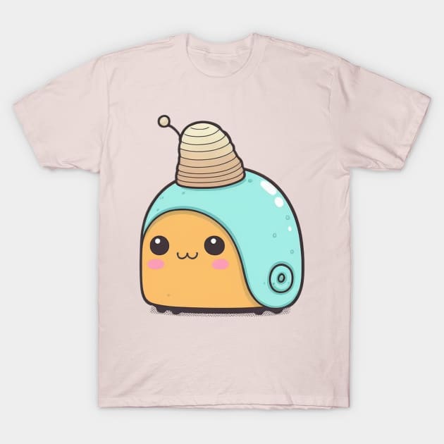 Snail Cute Kawaii T-Shirt by SimoneSpagnuolo